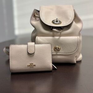 Coach Backpack Purse & Wallet